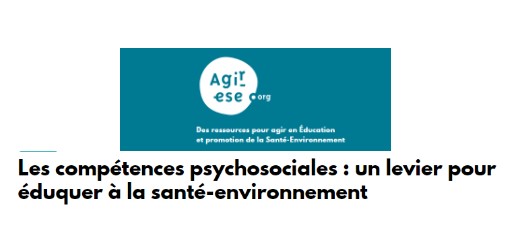 Les Compétences Psychosociales Un Levier Pour éduquer à La Santé